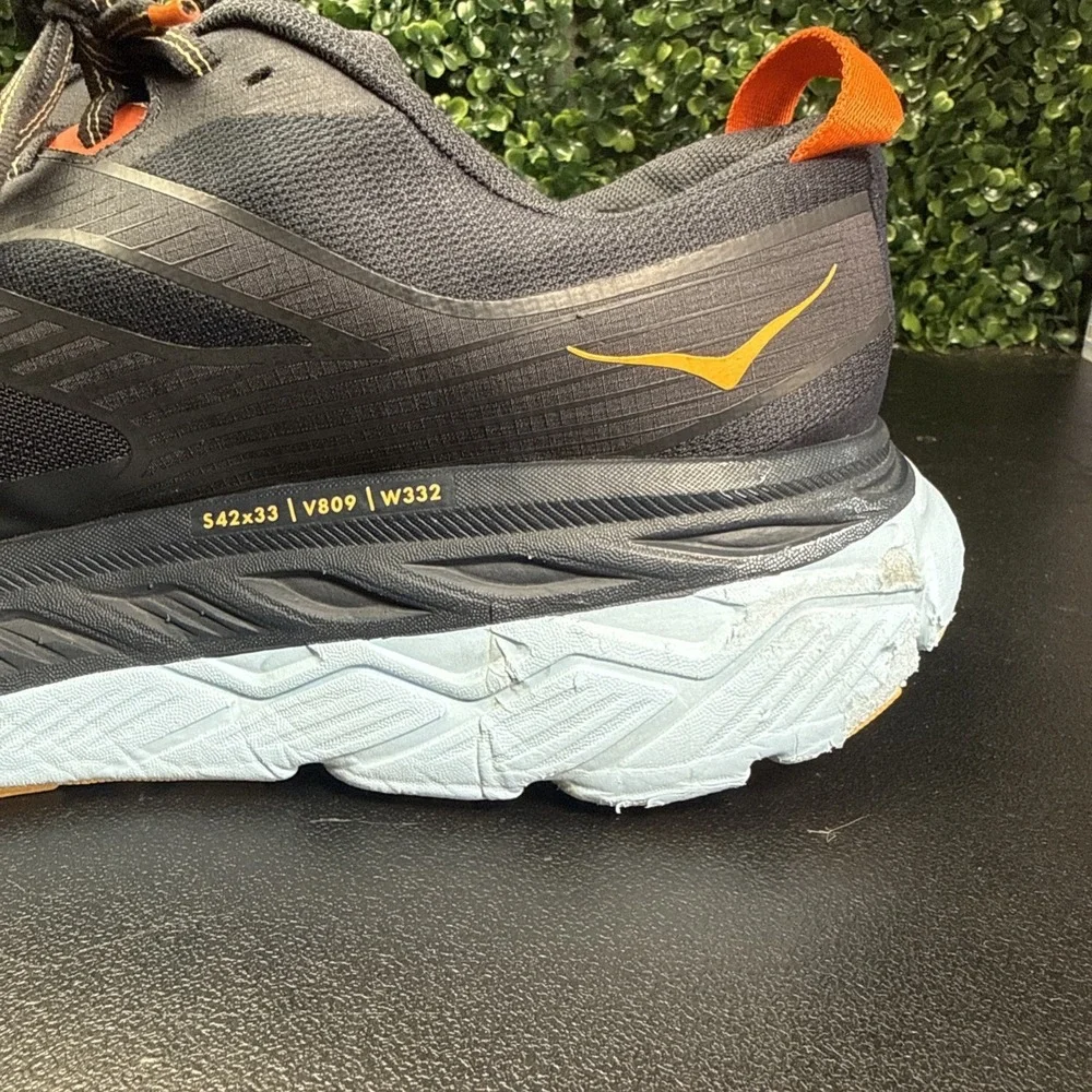 Hoka Stinson ATR 6 Trail Running Shoes Blue Graphite Summer Song Men's Size 11.5